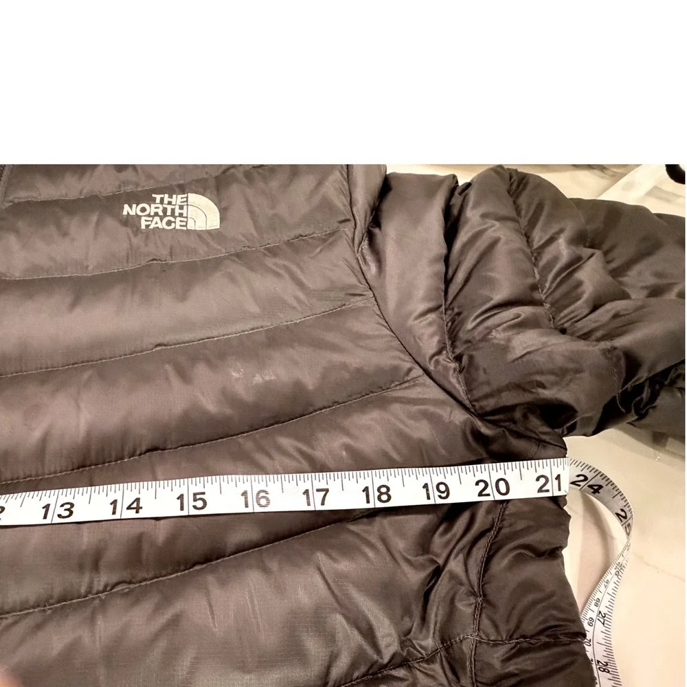 The North Face Summit Series Mens Black Goose Down Puffer Hooded Jacket Large